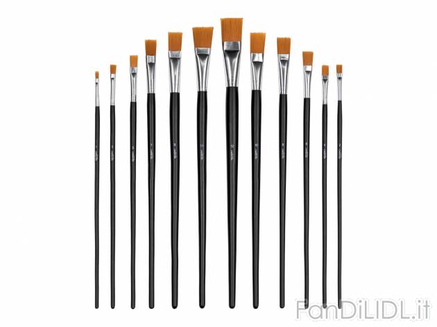 Set pennelli Crelando, prezzo 5.99 &#8364; 
12 o 15 pezzi 
- Impugnatura in ...