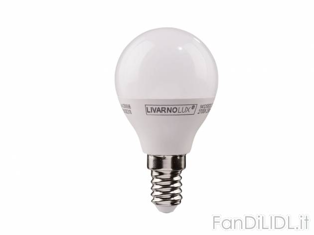 Lampadina a LED 3W , prezzo 3.99 &#8364; per Alla confezione 
- Temperatura ...