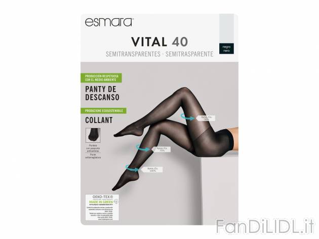 Collant 40 DEN Esmara, prezzo 2.49 &#8364; 
Misure: S-XL
Taglie disponibili

Caratteristiche

- ...