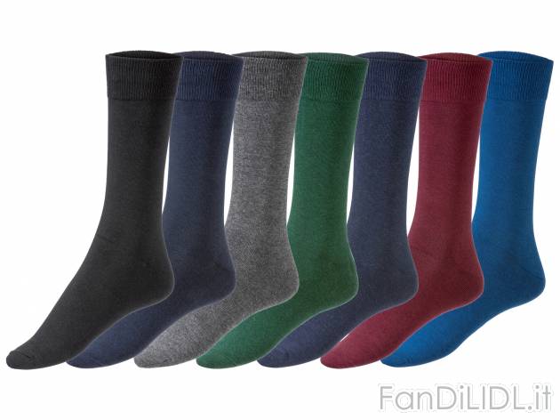 Calze da uomo Livergy, prezzo 5.99 &#8364; 
7 paia - Misure: 39-46
Taglie disponibili

Caratteristiche

- ...