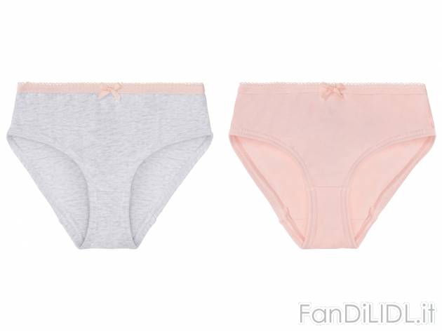 Slip da bambina Lupilu, prezzo 4.99 &#8364; 
4 pezzi - Misure: 1-6 anni 
- Con ...