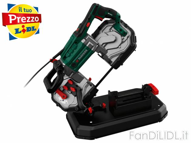 Sega a nastro per metallo Parkside PMB 1100 B2, prezzo 99.00 € 
- Utilizzo stazionario ...