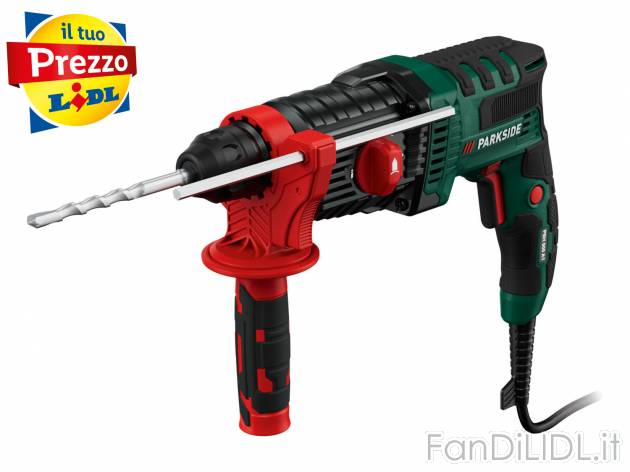 Trapano a percussione scalpellatore Parkside PBH800A1 SDS, prezzo 34.99 € 
- ...