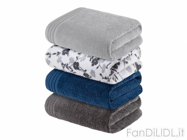Telo doccia Livarno, prezzo 5.99 &#8364; 
- 70 x 140 cm
- Puro cotone
Caratteristiche

- ...