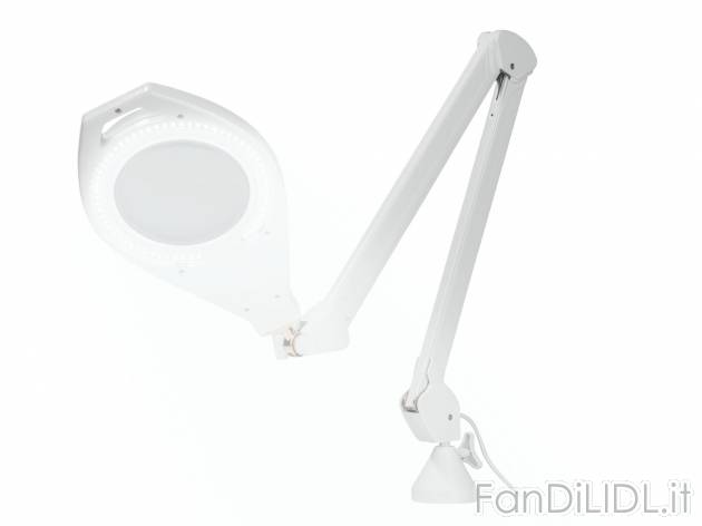 Lampada LED con lente dingrandimento Livarno, prezzo 29.99 &#8364; 
- Ingrandimento ...