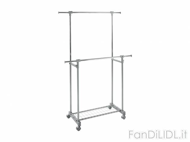 Appendiabiti doppio a rotelle , prezzo 22.99 &#8364; per Alla confezione 
- ...