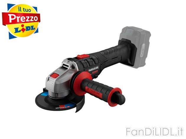 Smerigliatrice angolare ricaricabile Parkside, prezzo 69.00 &#8364; 
Attrezzo ...
