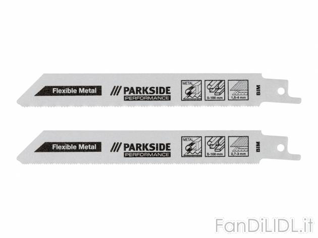 Set lame per seghetto elettrico Parkside, prezzo 3.99 &#8364; 
2 pezzi 
- Per ...