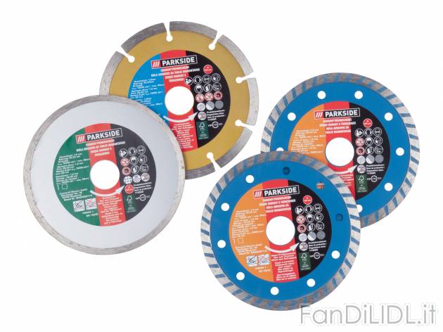 Set accessori per smerigliatrice angolare Parkside, prezzo 3.99 &#8364; 
1, ...