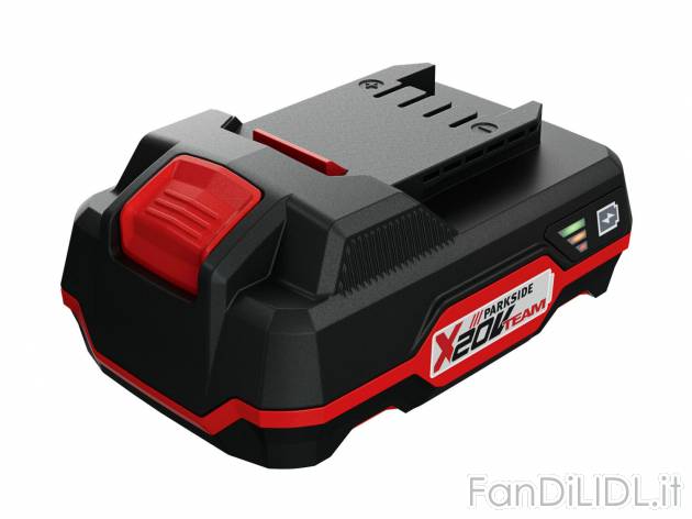 Batteria 2 Ah Parkside, prezzo 14.99 &#8364; 
- Con indicatore dello stato di ...