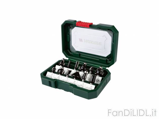 Set bit per fresatrice Parkside, prezzo 11.99 &#8364; 
12 pezzi 
- Adatto alle ...