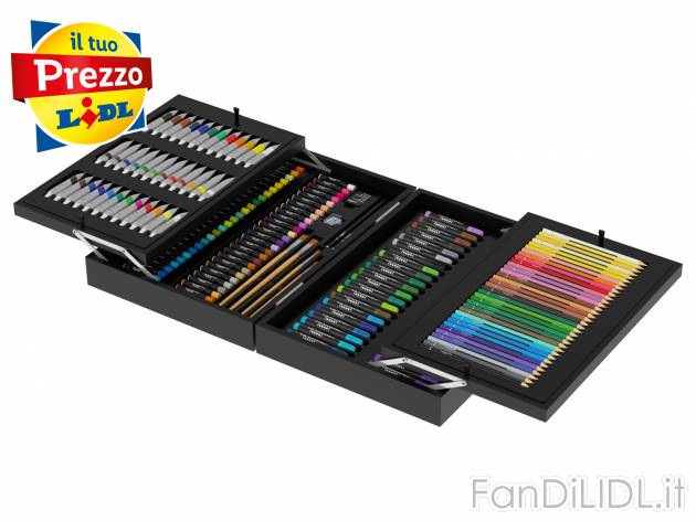 Valigetta per dipingere e colorare Crelando, prezzo 34.99 &#8364; 
174 pezzi ...