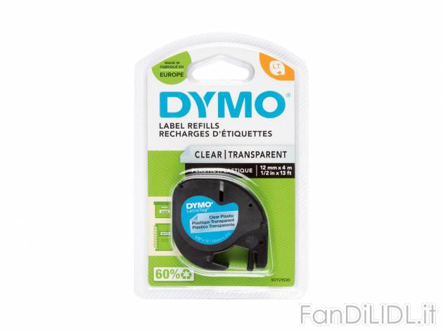 Nastro di ricambio per etichettatrice Dymo, prezzo 5.99 &#8364; 
- 12 mm x 4 ...