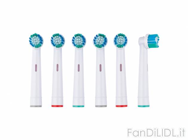 Testine di ricambio per spazzolino elettrico Nevadent, prezzo 4.99 &#8364; 
6 ...
