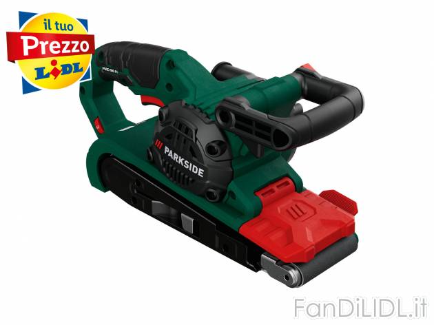 Levigatrice a nastro Parkside, prezzo 39.99 &#8364; 
- Interruttore ON/OFF con ...