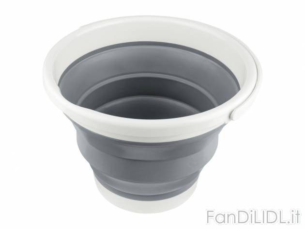 Cesto o secchio pieghevole AquaPur, prezzo 5.99 € 
- 10 L
Caratteristiche

- ...