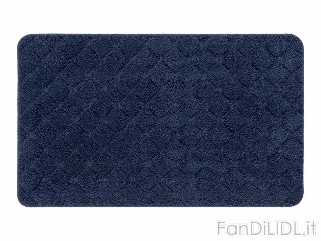 Tappeto da bagno Livarno, prezzo 7.99 € 
60 x 100 cm 
- Parte inferiore antiscivolo
- ...