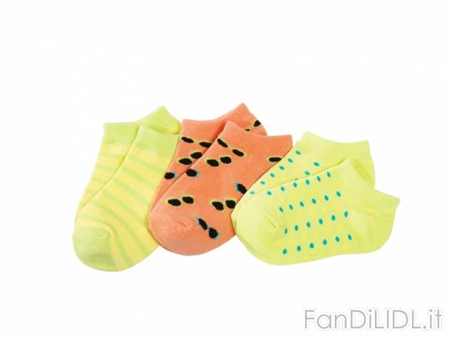 Calzini da bambina, 3 paia Lupilu, prezzo 1,99 &#8364; per Alla confezione 
- ...
