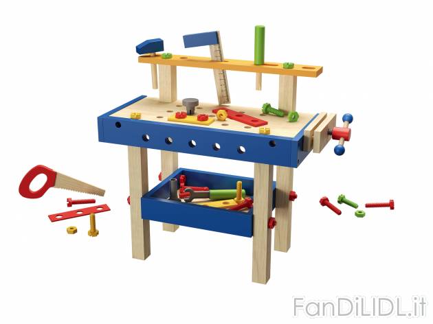 Banco da lavoro, tavolo da trucco o carrello per la spesa per bambini Playtive, ...
