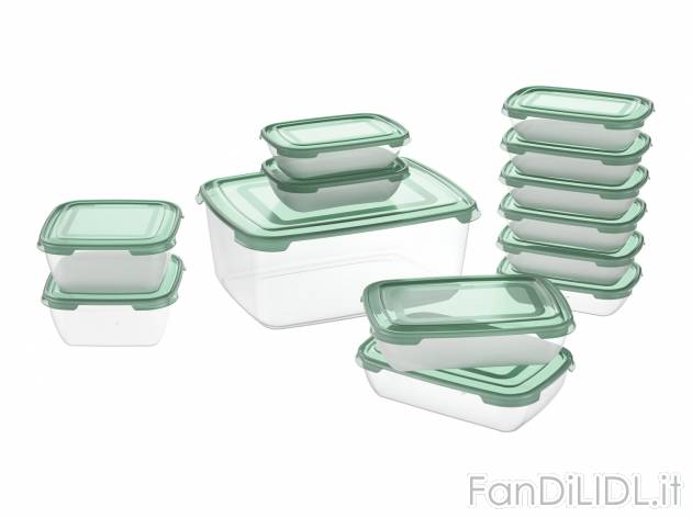 Set contenitori salvafreschezza Ernesto, prezzo 7.99 &#8364; 
13 pezzi 
- Termoresistenti ...
