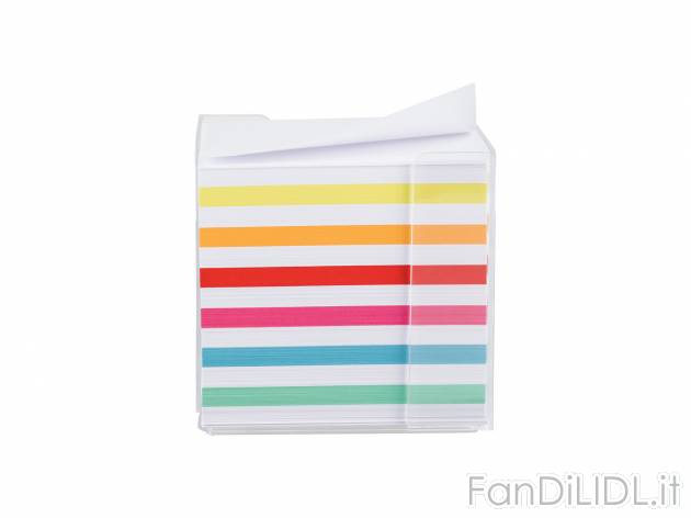 Cubo portafoglietti United Office, prezzo 1.99 €  
800 fogli
Caratteristiche