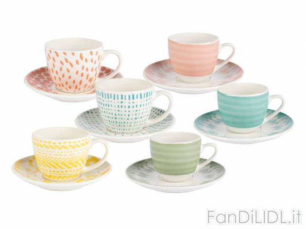 Servizio da caffè Tognana_1, prezzo 14.99 &#8364; 
12 pezzi 
- Set 6 tazze ...