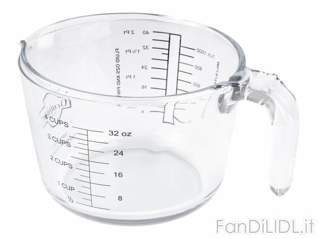 Stampo per dolci, ciotola o caraffa graduata in vetro O-cuisine, prezzo 4.99 &#8364; ...
