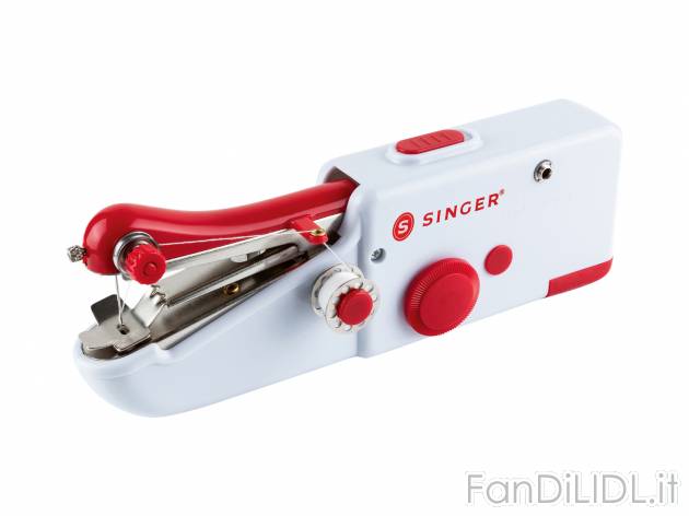 Macchina da cucire portatile Singer, prezzo 17.99 € 
- Alimentazione a batteria
Caratteristiche ...