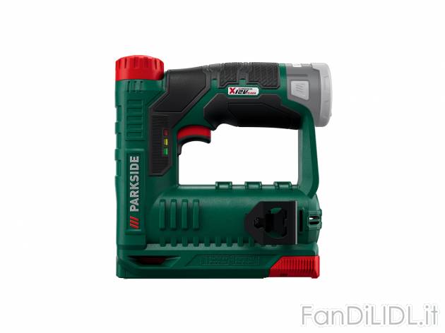 Pistola sparapunti ricaricabile Parkside, prezzo 24.99 € 
Attrezzo compatibile ...