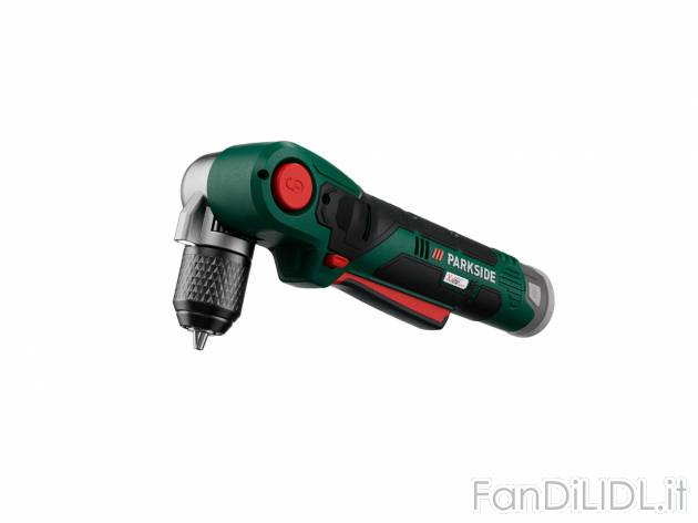 Trapano avvitatore angolare ricaricabile Parkside, prezzo 27.99 € 
Attrezzo compatibile ...