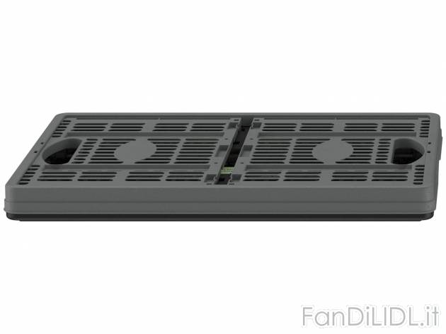 Cassetta pieghevole Livarno, prezzo 4.79 € 
32 L 
- 100% plastica riciclata
- ...