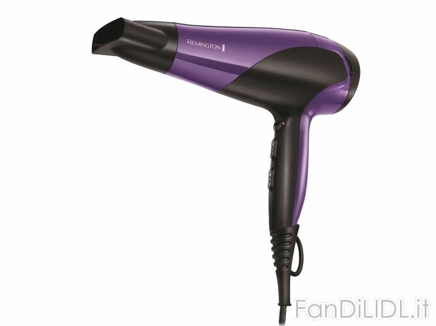Asciugacapelli Ionic Dry Remington, prezzo 19.99 &#8364; 
- 3 temperature e ...