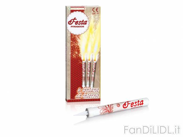 Fontana da interno “Festa” , prezzo 1.99 &#8364; per Alla confezione 
-  3 pezzi