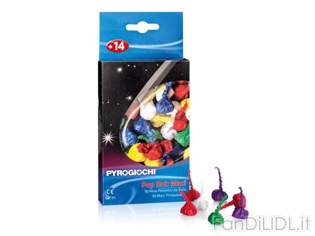 Petardini da ballo “POP ROK MAXI” , prezzo 2.49 &#8364; per Alla confezione ...