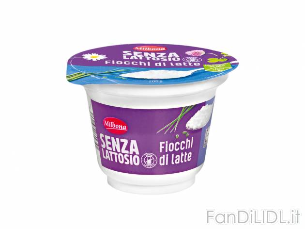 Fiocchi di Latte senza Lattosio , prezzo 0.85 &#8364;