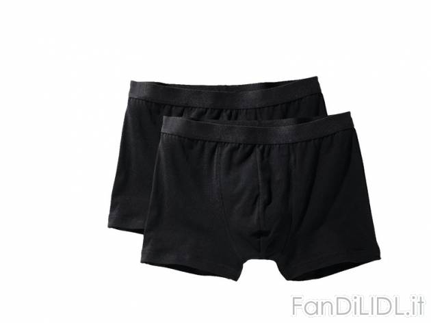 Boxer da uomo, 2 pezzi Livergy, prezzo 4,99 &#8364; per Alla confezione 
- Misure: ...