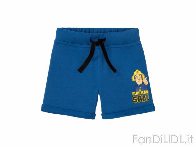 Shorts da bambino Sam il pompiere, Jurassic World, Spiderman Oeko-tex, prezzo 4.99 ...
