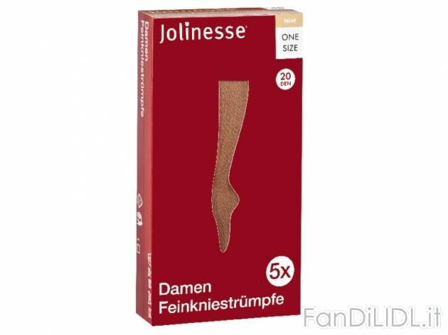 Gambaletti da donna 20 DEN, 5 paia Jolinesse, prezzo 1,99 &#8364; per Alla confezione ...