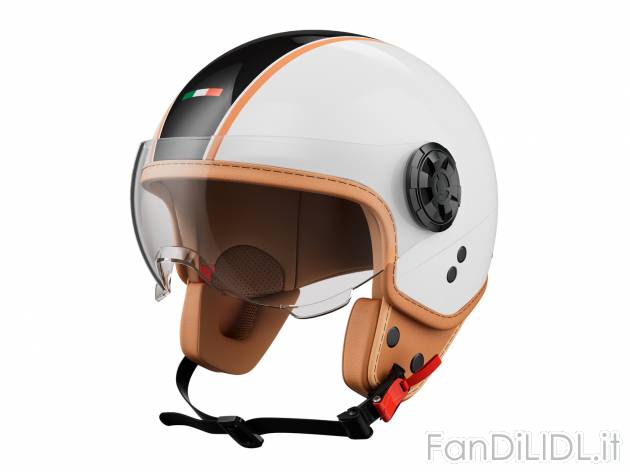 Casco Jet Crivit, prezzo 34.99 € 
Taglia S 
- Visiera chiara e resistente ai ...