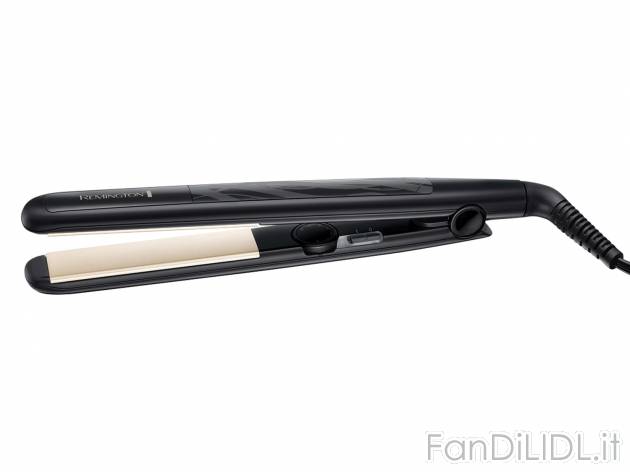 Piastra per capelli Remington, prezzo 19.99 € 
- Temperatura variabile 150-230°C
- ...