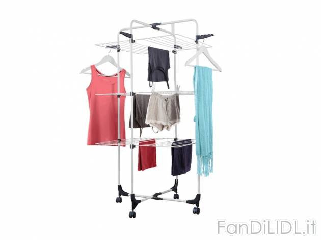 Stendibiancheria a torre AquaPur, prezzo 14,99 &#8364; per Alla confezione 
- ...