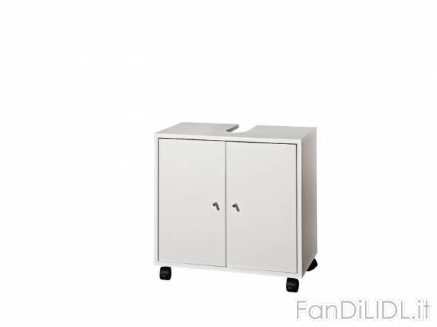 Mobile sottolavabo con ruote Miomare, prezzo 24,99 &#8364; per Alla confezione ...
