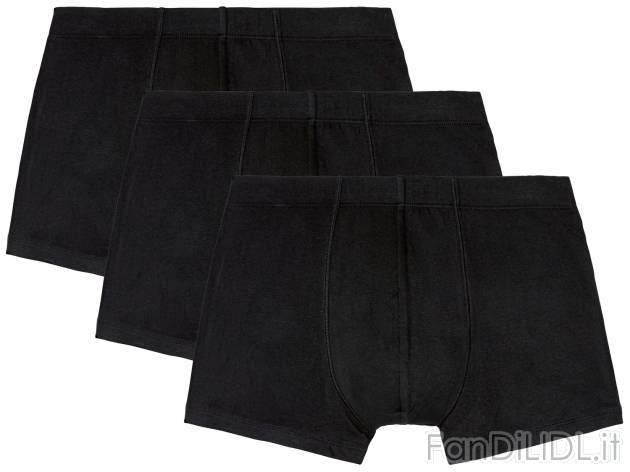 Boxer da uomo Livergy, prezzo 8.99 &#8364; 
3 pezzi - Misure: M-XL 
- 
Con cotone ...