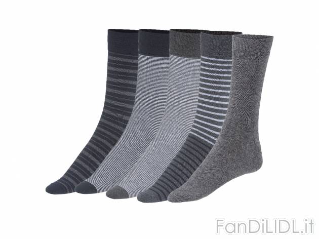 Calze da uomo Livergy, prezzo 4.99 &#8364; 
5 paia - Misure: 39-46
Taglie disponibili

Caratteristiche

- ...