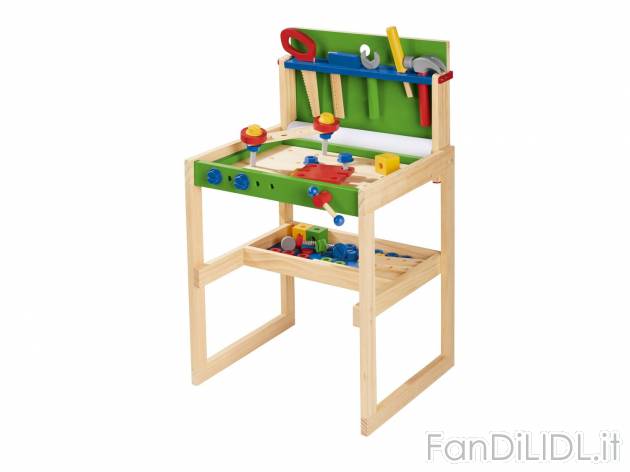Gioco banco da lavoro in legno , prezzo 39.99 &#8364; per Alla confezione 
- ...