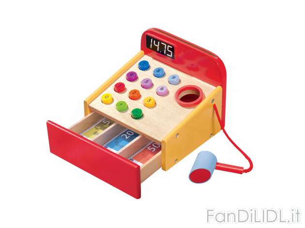 Gioco cassa o bilancia in legno , prezzo 10.99 &#8364; per Alla confezione 
- ...