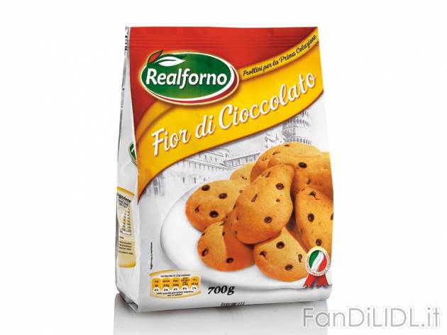 Frollini Fior di Cioccolato , prezzo 1,11 &#8364; per 700 g, € 1,59/kg EUR. ...