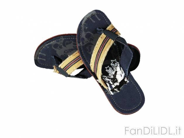 Ciabatte da uomo Livergy, prezzo 5,99 &#8364; per Al paio 
- Tomaia resistente ...