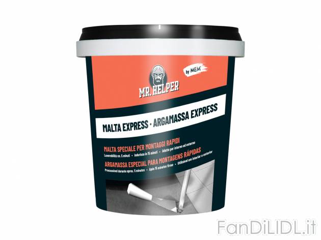 Malta per riparazioni o per montaggi rapidi Mr-helper, prezzo 3.99 &#8364; 
- ...