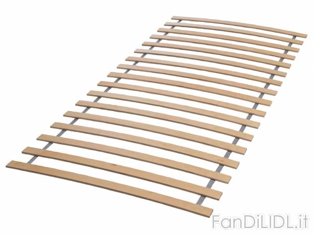 Rete a doghe per letto singolo Livarno, prezzo 14.99 € 
- Con zone comfort e ...
